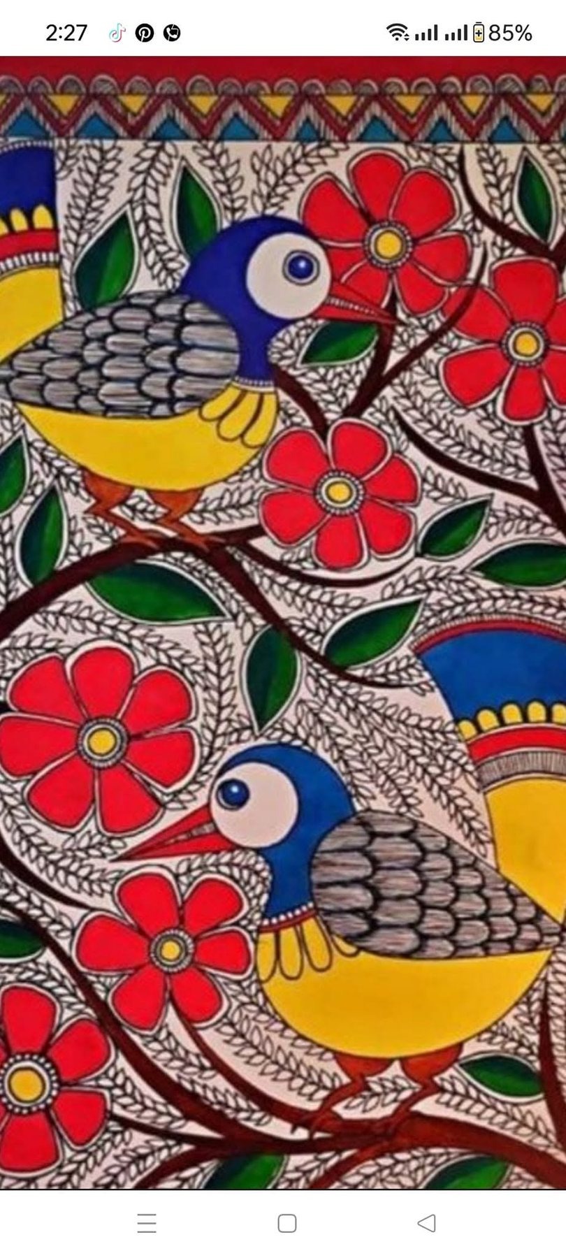 Birds on Branches by Chanda Kumari Karn