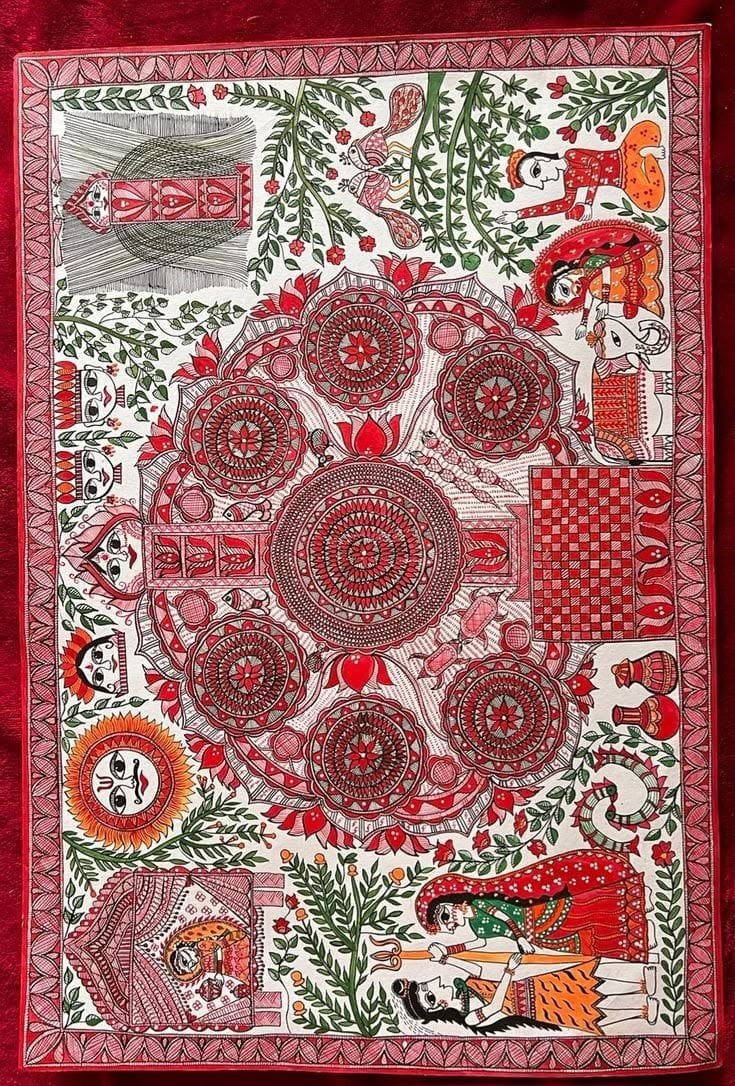 Mithila Storytelling Panel by Chanda Kumari Karn